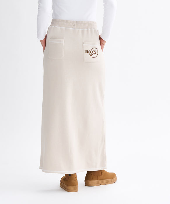 【OUTLET】Roxy JIVY SKIRTS ウィメンズ ロングスカート 裏毛