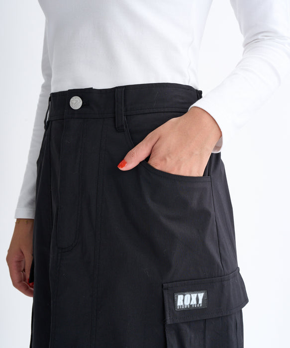 【OUTLET】Roxy SUN SET ウィメンズ ロングスカート <2025FW HEART WAVE>