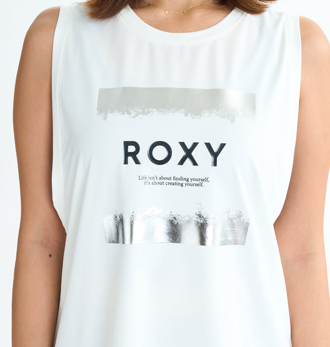 Roxy Fitness BRIGHTEN YOUR LIFE TANK ウィメンズ フィットネス 水陸両用タンクトップ 速乾・UVカット<2025FW ACTIVE BY NATURE COLLECTION>