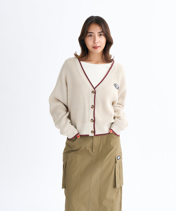 Roxy HORIZON CARDIGAN ウィメンズ ドロップショルダーカーディガン