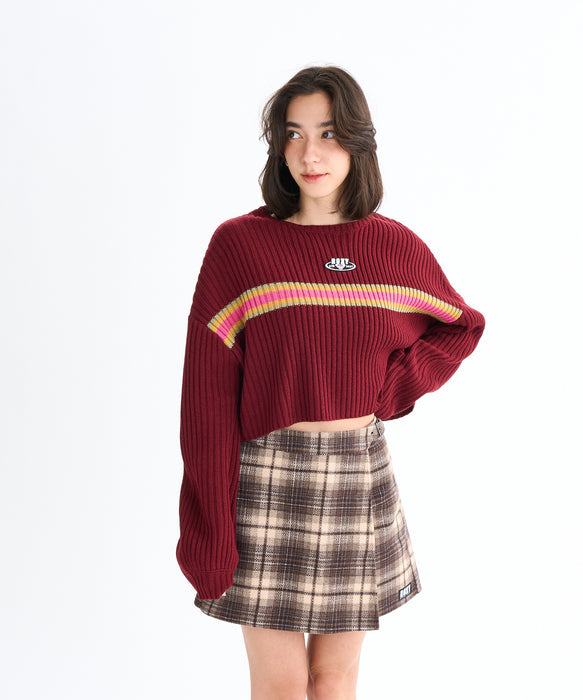 Roxy HORIZON SWEATER ウィメンズ ドロップショルダーセーター ワイドシルエット <2025FW HEART WAVE>