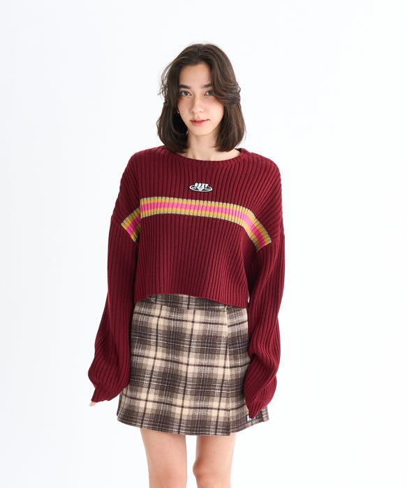 Roxy HORIZON SWEATER ウィメンズ ドロップショルダーセーター ワイドシルエット <2025FW HEART WAVE>