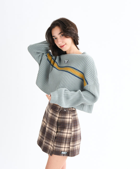 Roxy HORIZON SWEATER ウィメンズ ドロップショルダーセーター ワイドシルエット <2025FW HEART WAVE>