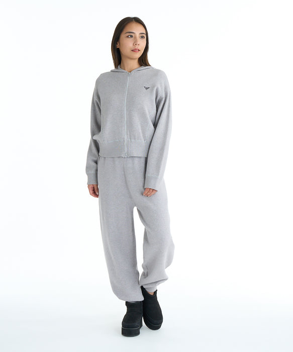 Roxy HEART  WAVE KNIT HOODIE ウィメンズ ダブルジップニットフーディ <2025FW HEART WAVE>