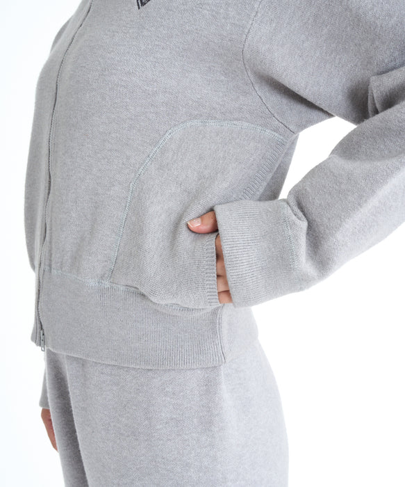 Roxy HEART  WAVE KNIT HOODIE ウィメンズ ダブルジップニットフーディ <2025FW HEART WAVE>