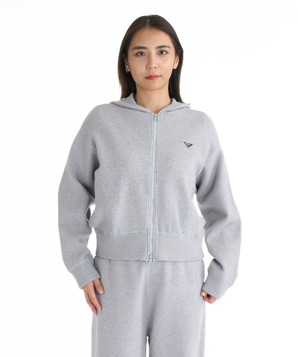 Roxy HEART  WAVE KNIT HOODIE ウィメンズ ダブルジップニットフーディ <2025FW HEART WAVE>