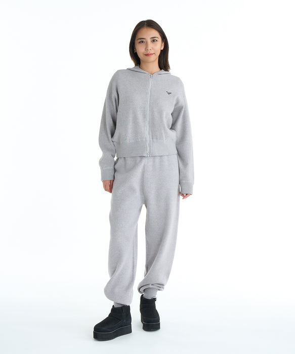 Roxy HEART  WAVE KNIT HOODIE ウィメンズ ダブルジップニットフーディ <2025FW HEART WAVE>