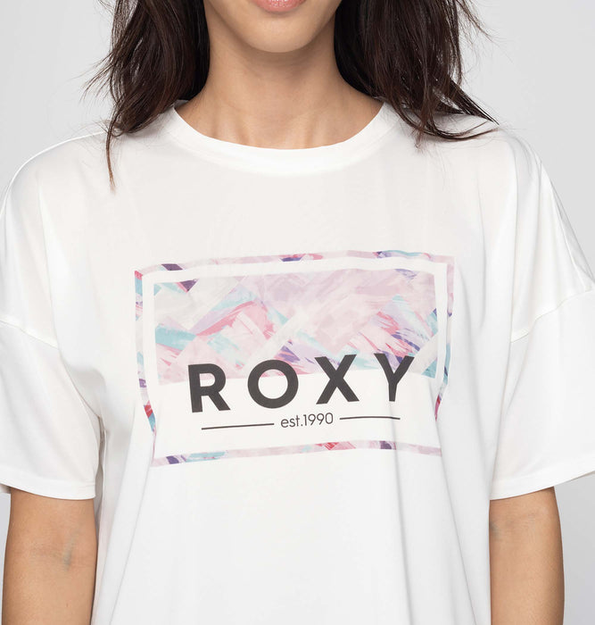 Roxy 速乾 水陸両用 Tシャツ　HEALING TIME S/S TEE