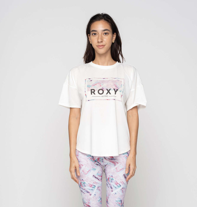 Roxy 速乾 水陸両用 Tシャツ　HEALING TIME S/S TEE