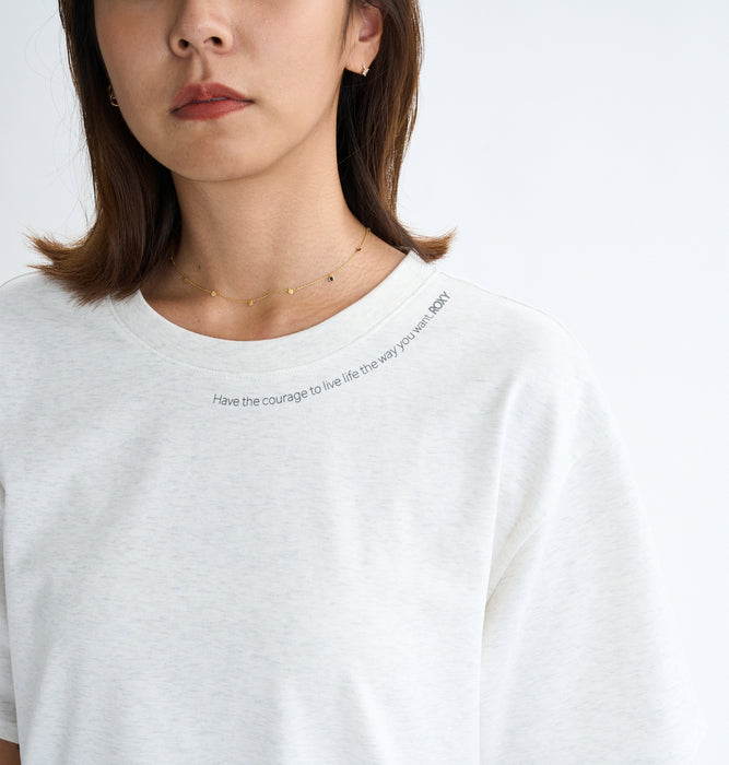 【OUTLET】Roxy Fitness BE ACTIVE TEE ウィメンズ フィットネス 半袖Tシャツ 速乾・UVカット機能<2025FW ACTIVE BY NATURE COLLECTION>