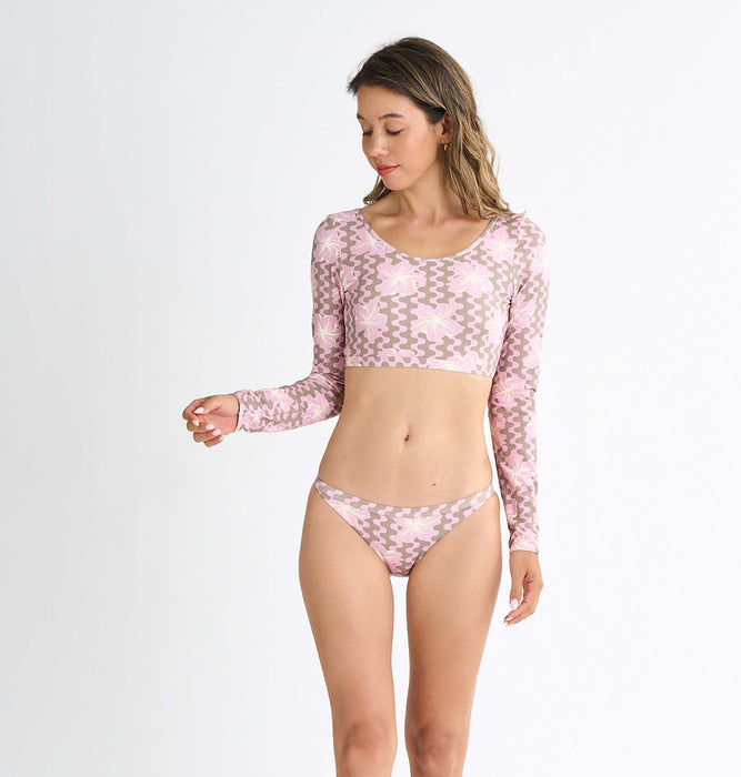 Roxy PARTY WAVES L/S BIKINI ウィメンズ 長袖ラッシュガード ボトムセット