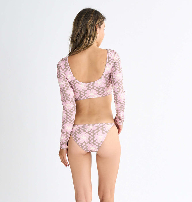 Roxy PARTY WAVES L/S BIKINI ウィメンズ 長袖ラッシュガード ボトムセット