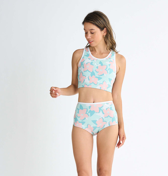 【OUTLET】Roxy 1.0 RISE TOP FLATLOCK ウィメンズ スイムトップス