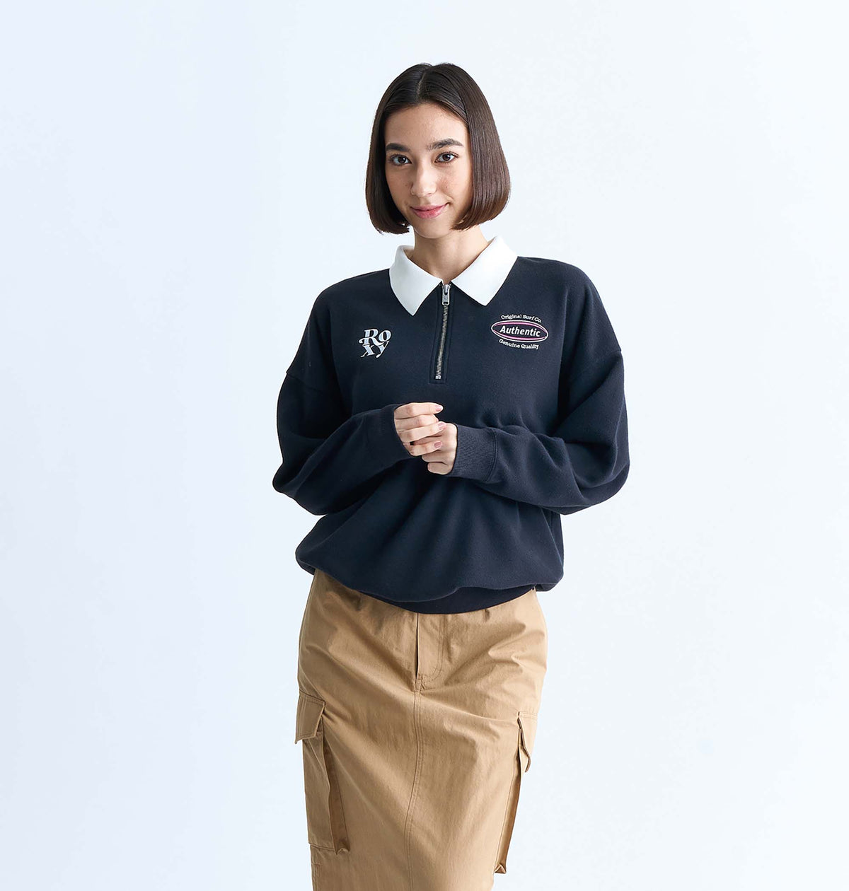 OUTLET FAMILY SALE】Roxy BE YOU ハーフジップ フリース