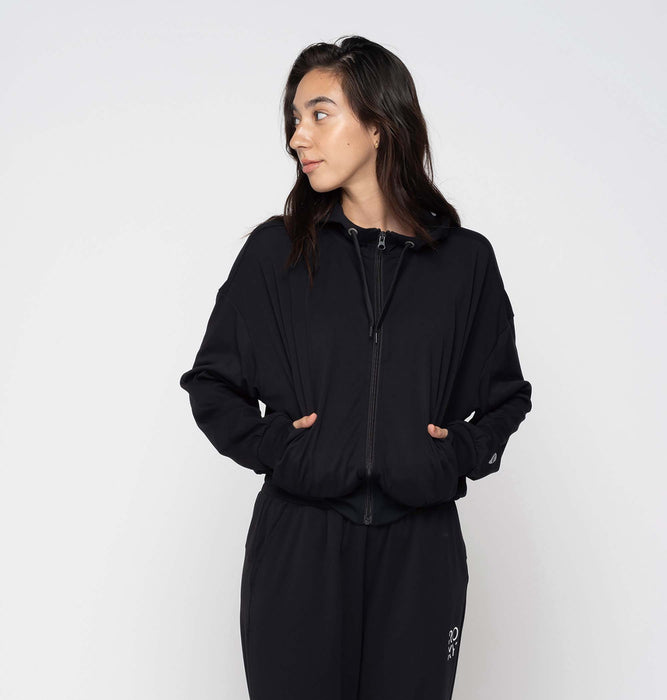 Roxy 速乾 UVカット フーディ ジップパーカー FEELING COZY HOODIE