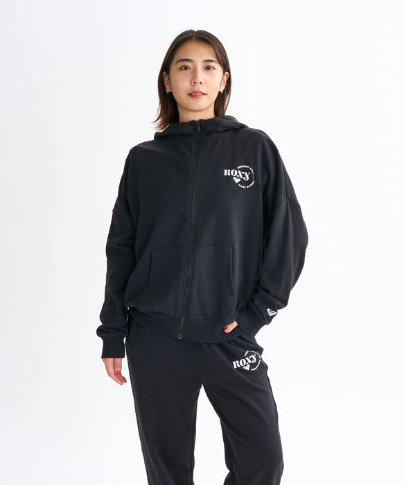 Roxy JIVY ZIP HOODIE ウィメンズ ジップアップフーディ フード付きパーカ 裏毛