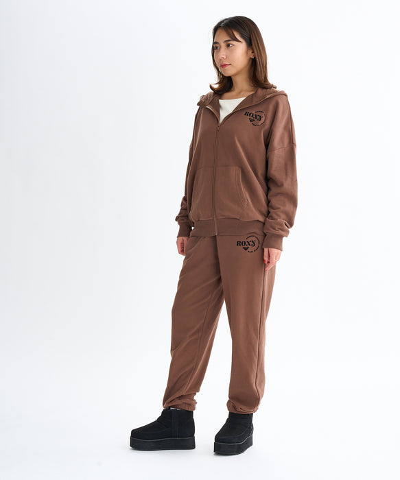 Roxy JIVY ZIP HOODIE ウィメンズ ジップアップフーディ フード付きパーカ 裏毛