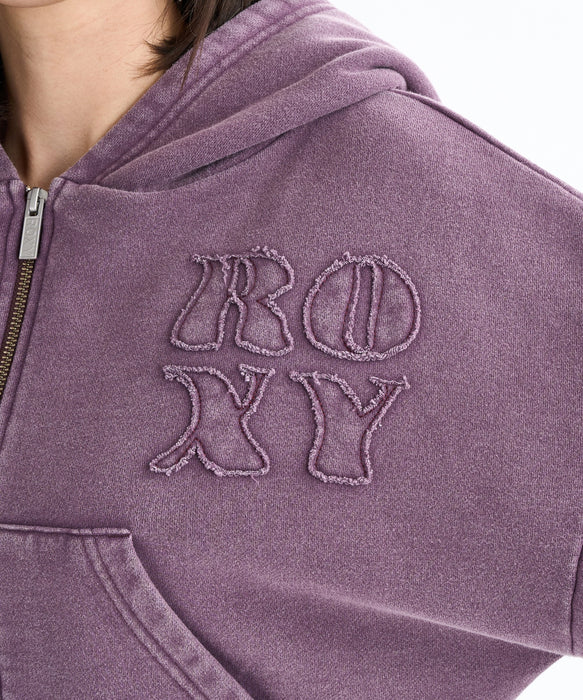 Roxy YOLO ZIP ウィメンズ ジップアップフーディ フード付きパーカ 長袖 <2025FW HEART WAVE>