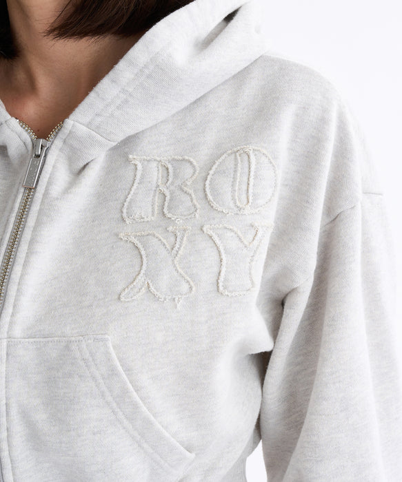 Roxy YOLO ZIP ウィメンズ ジップアップフーディ フード付きパーカ 長袖 <2025FW HEART WAVE>