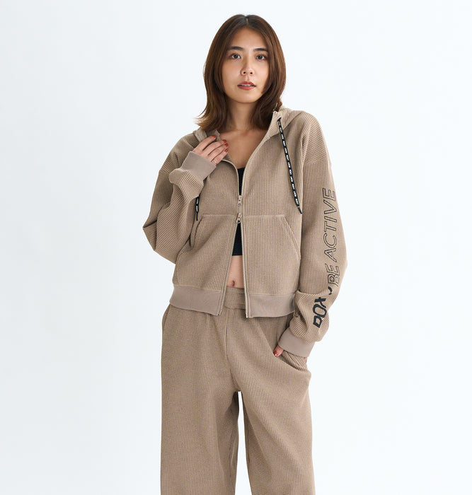 【OUTLET】Roxy Fitness BE ACTIVE HOODIE ウィメンズ フィットネス フード付きパーカ 長袖 <2025FW ACTIVE BY NATURE COLLECTION>