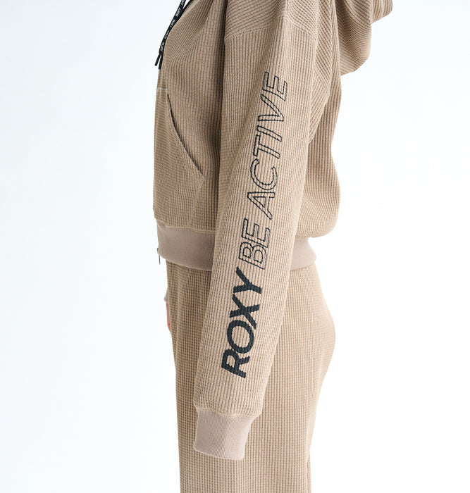【OUTLET】Roxy Fitness BE ACTIVE HOODIE ウィメンズ フィットネス フード付きパーカ 長袖 <2025FW ACTIVE BY NATURE COLLECTION>