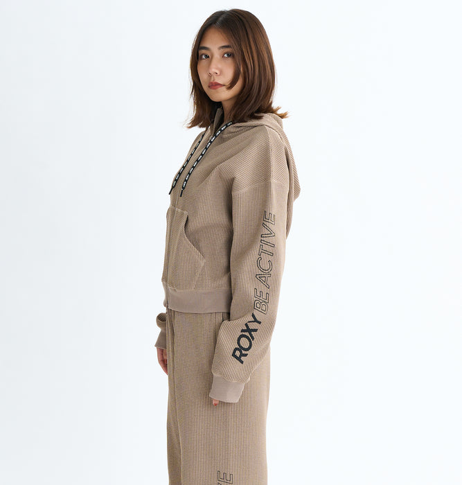 【OUTLET】Roxy Fitness BE ACTIVE HOODIE ウィメンズ フィットネス フード付きパーカ 長袖 <2025FW ACTIVE BY NATURE COLLECTION>