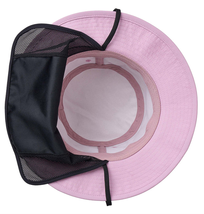 【OUTLET】Roxy MINI BURNING SUN キッズ ハット 撥水加工 アウトドアハット 冷感機能