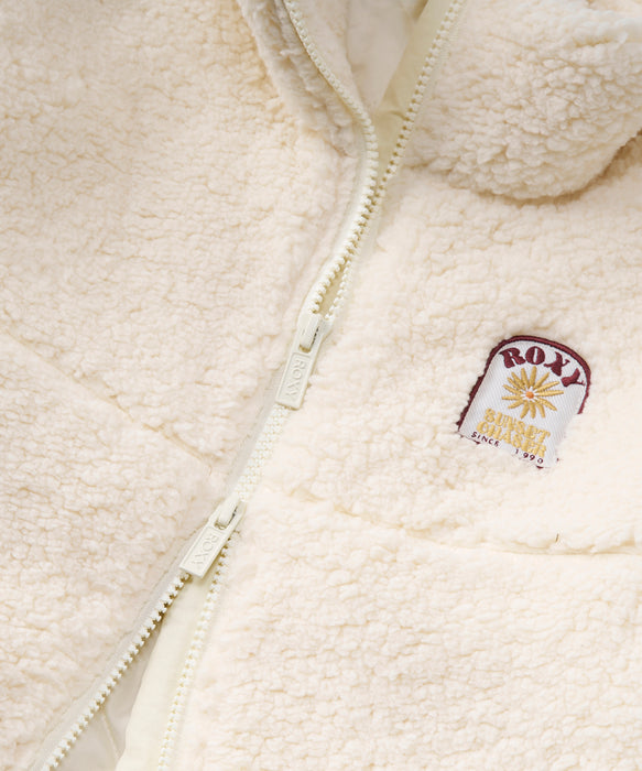 Roxy MINI BELLIS  BOA JACKET キッズ ボアジャケット 撥水加工 中綿