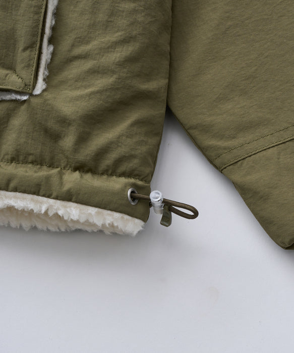 Roxy MINI CHEER UP キッズ ボア リバーシブルジャケット 撥水加工