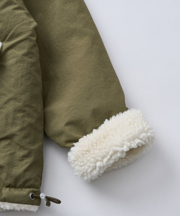 Roxy MINI CHEER UP キッズ ボア リバーシブルジャケット 撥水加工