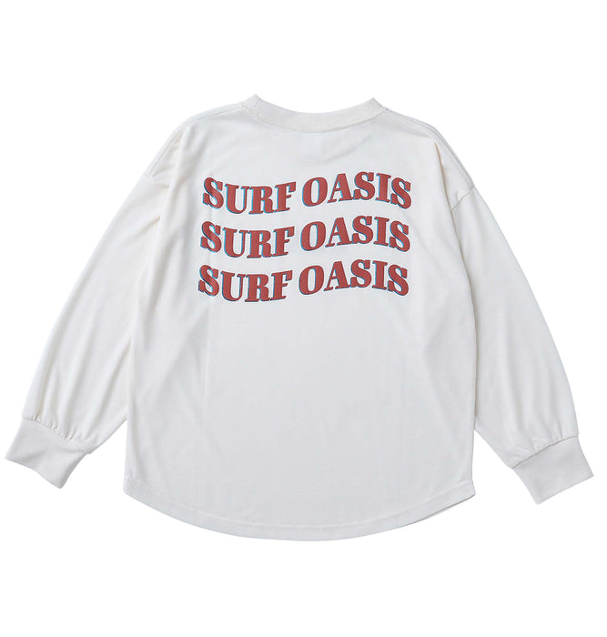 Roxy キッズ MINI SURF OASIS Tシャツ ロンT