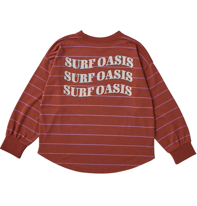 Roxy キッズ MINI SURF OASIS Tシャツ ロンT