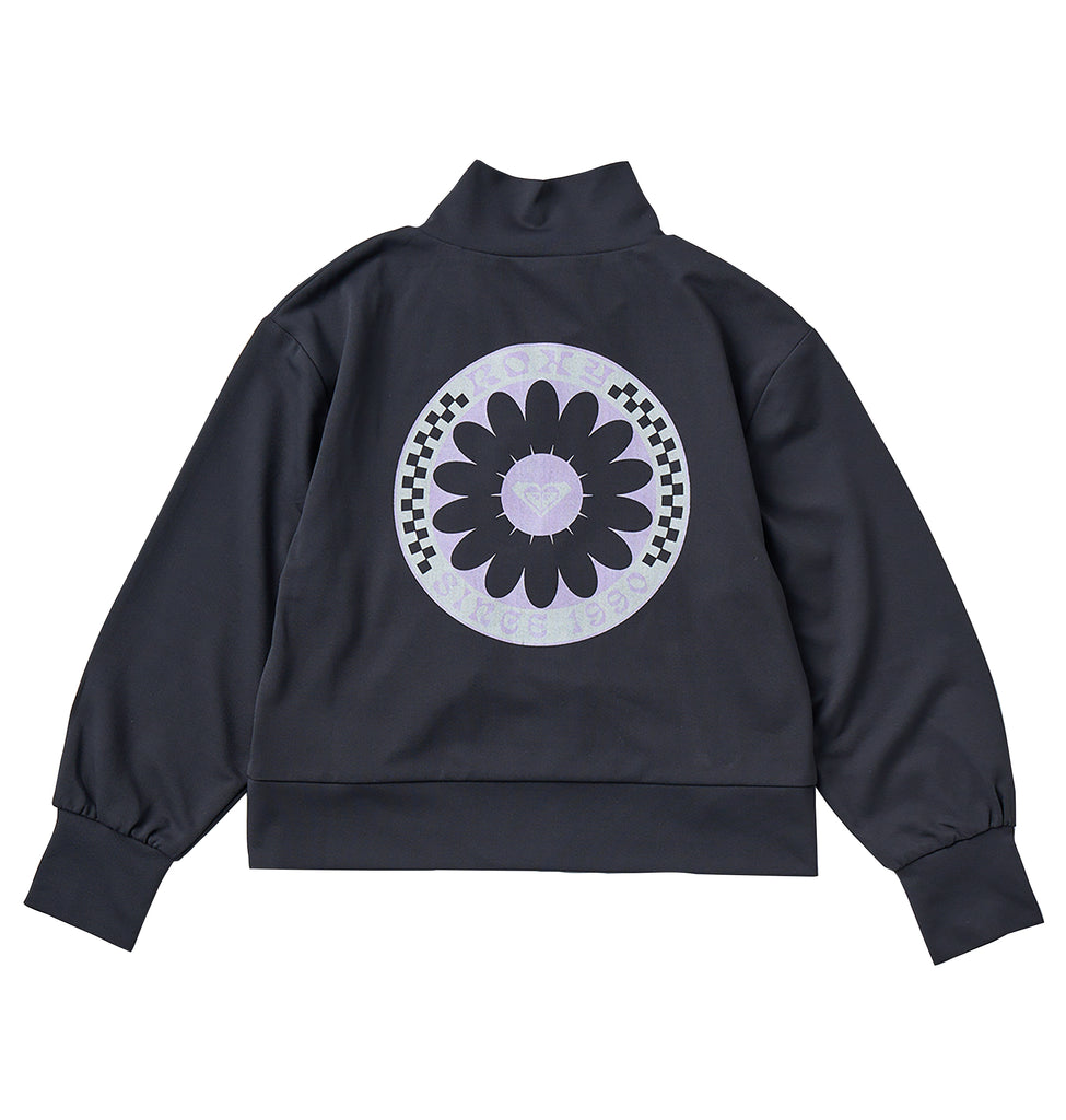 OUTLET】Roxy MINI WILD FLOWER ZIP キッズ ジップ付きラッシュガード