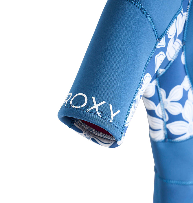 【OUTLET】Roxy GIRL 3/2 SWELL BZ SS SP キッズ 半袖スプリングスーツ