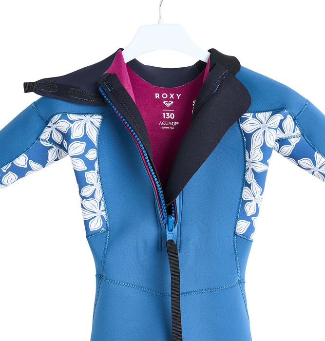 【OUTLET】Roxy GIRL 3/2 SWELL BZ SS SP キッズ 半袖スプリングスーツ