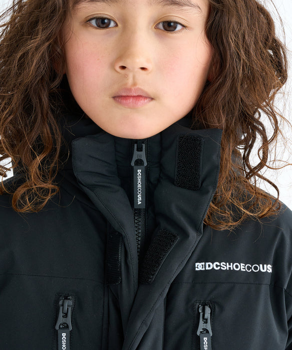 【OUTLET】DC Shoes 25 KD PADDED GLACIER JACKET ジャケット アウター 撥水 ストレッチ キッズ