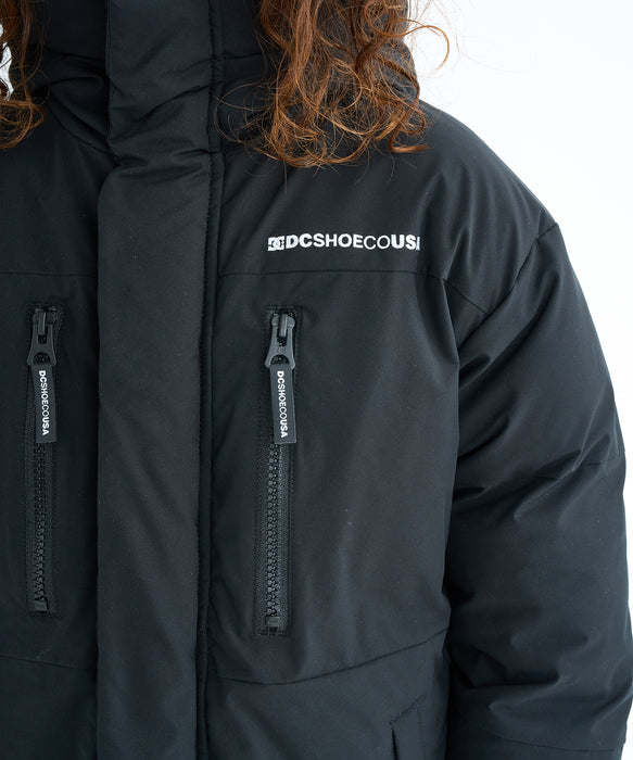 【OUTLET】DC Shoes 25 KD PADDED GLACIER JACKET ジャケット アウター 撥水 ストレッチ キッズ