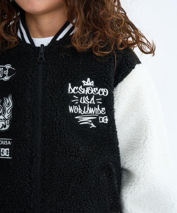 DC Shoes 25 KD REVERSIBLE STAND JACKET ジャケット アウター ボア キッズ