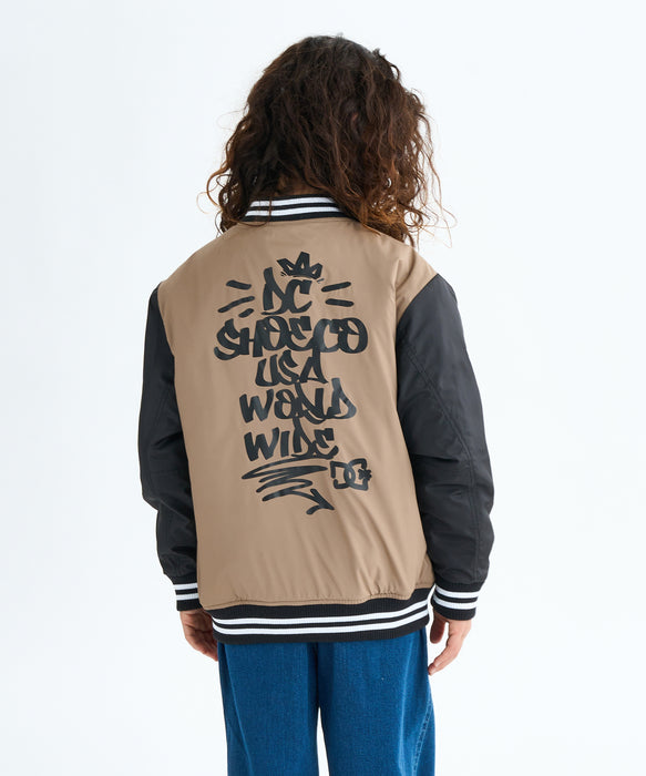 【OUTLET】DC Shoes 25 KD VARSITY JACKET ジャケット アウター キッズ