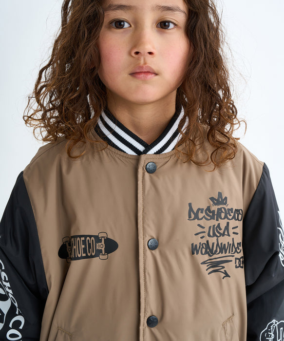【OUTLET】DC Shoes 25 KD VARSITY JACKET ジャケット アウター キッズ