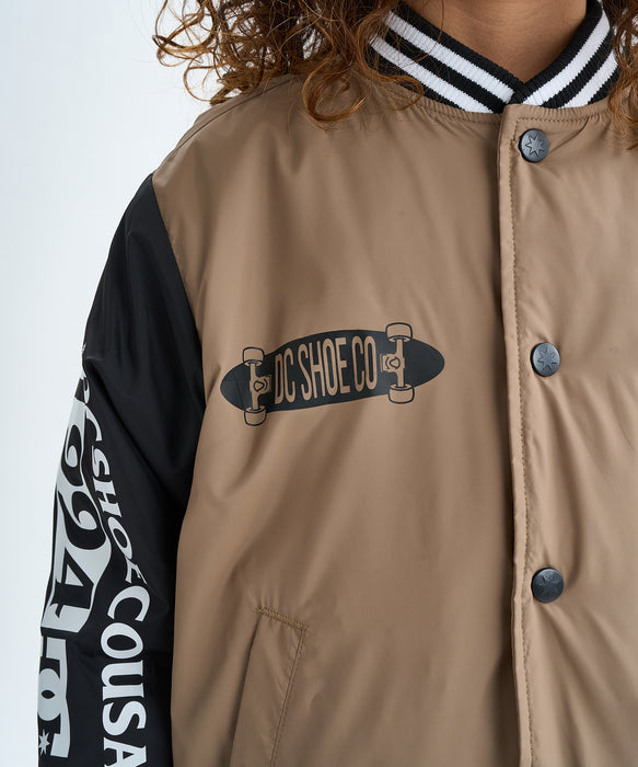 【OUTLET】DC Shoes 25 KD VARSITY JACKET ジャケット アウター キッズ