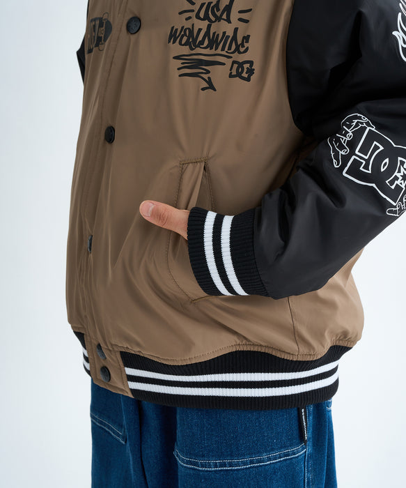【OUTLET】DC Shoes 25 KD VARSITY JACKET ジャケット アウター キッズ