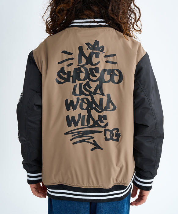 DC Shoes 25 KD VARSITY JACKET ジャケット アウター キッズ