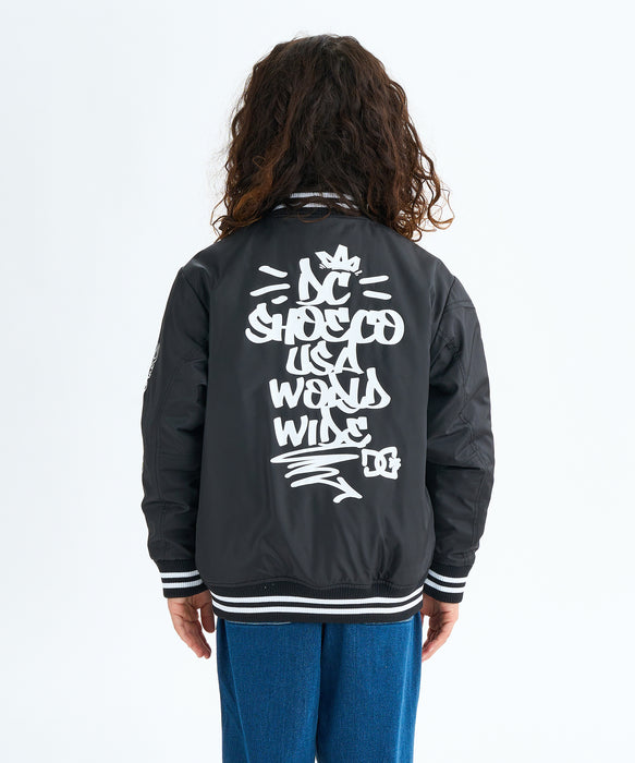 DC Shoes 25 KD VARSITY JACKET ジャケット アウター キッズ
