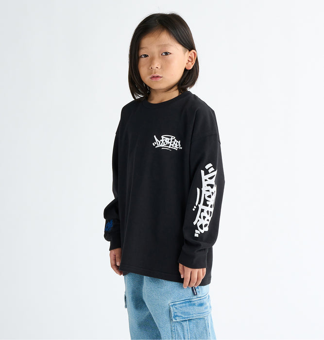 DC Shoes 25 KD TAKEEE8 GRAFF LS キッズ トップス ロンT