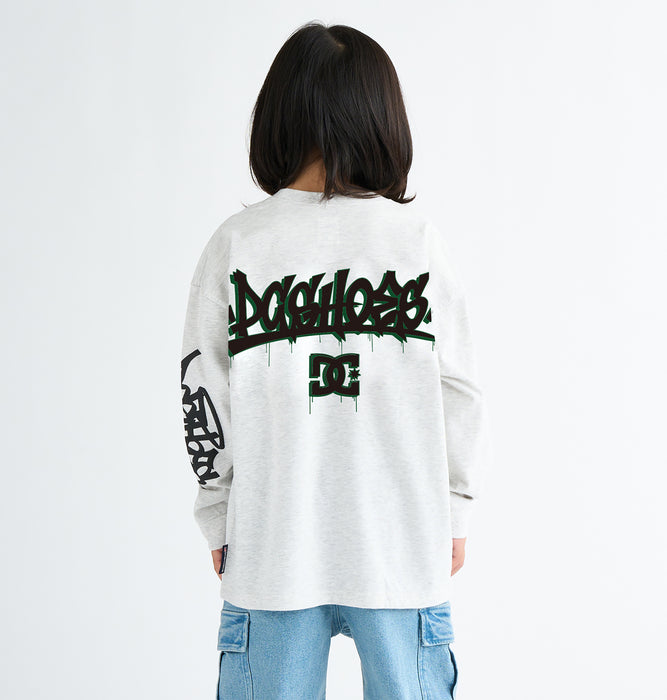 DC Shoes 25 KD TAKEEE8 GRAFF LS キッズ トップス ロンT