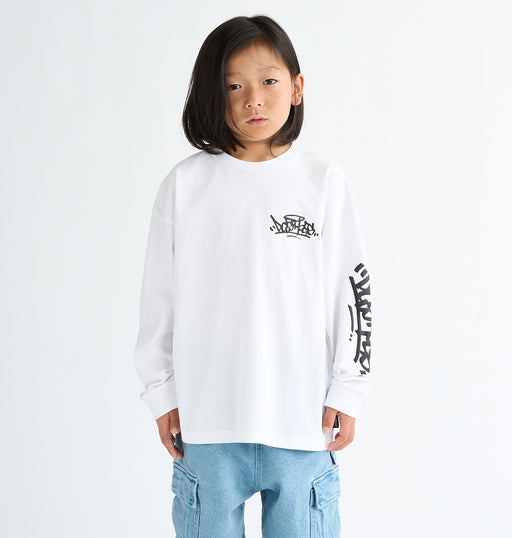 OUTLET】DC Shoes 25 KD TAKEEE8 GRAFF LS キッズ トップス ロン