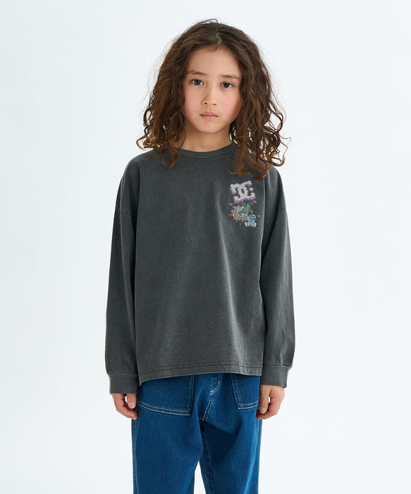 DC Shoes 25 KD CLASH DECK LS 長袖Tシャツ キッズ @autumn