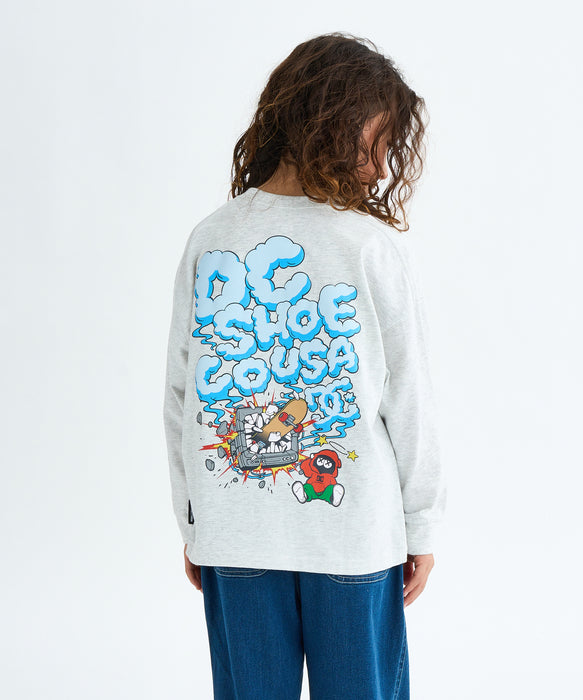 DC Shoes 25 KD CLASH DECK LS 長袖Tシャツ キッズ