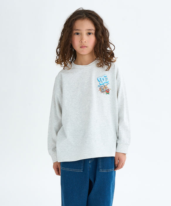 DC Shoes 25 KD CLASH DECK LS 長袖Tシャツ キッズ